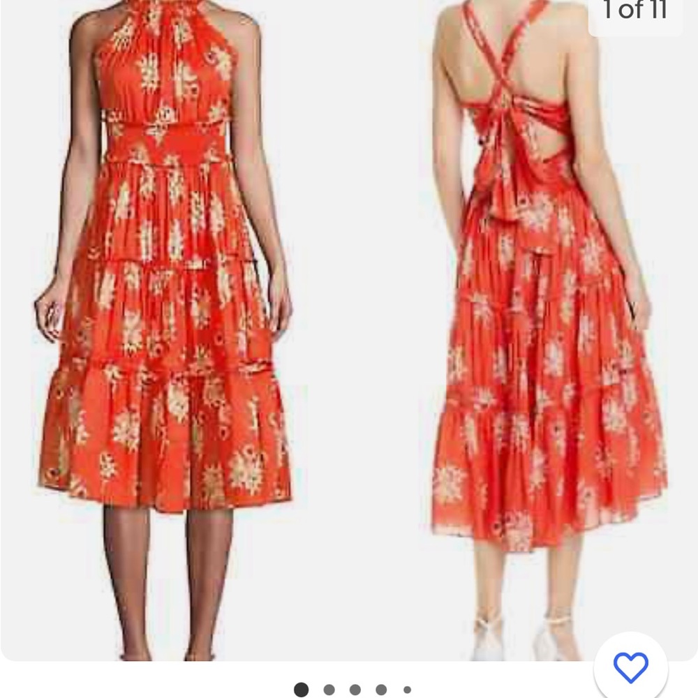 Rebecca Taylor Dress Sundress Sexy Preppy La Vie Cut Out Boho